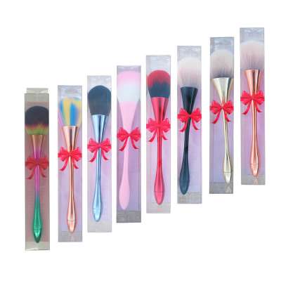 HOT fashion colorful Small Waist Tall Cup Powder Blush single makeup brush